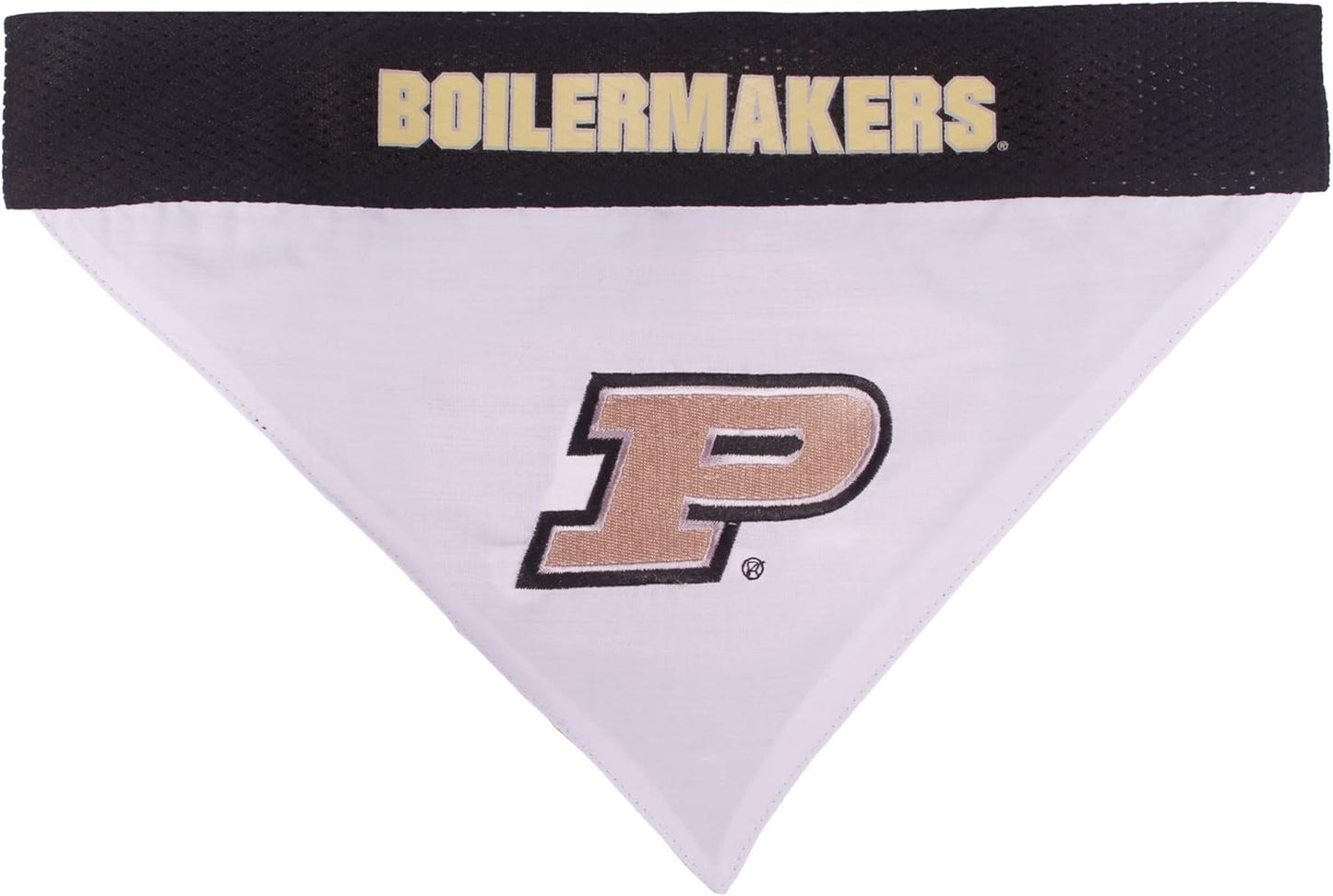 Pets First Collegiate Pet Accessories, Reversible Bandana, Purdue Boilermakers Size XX-Large