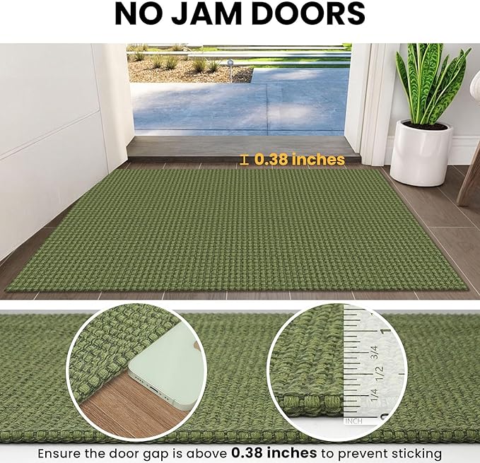 IOHOUZE Washable Exrea Long Hallway Runner Rug 3x14 Non Slip Rubber Backed