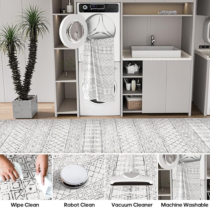 2'6"x12' Hallway Runner Rug Washable