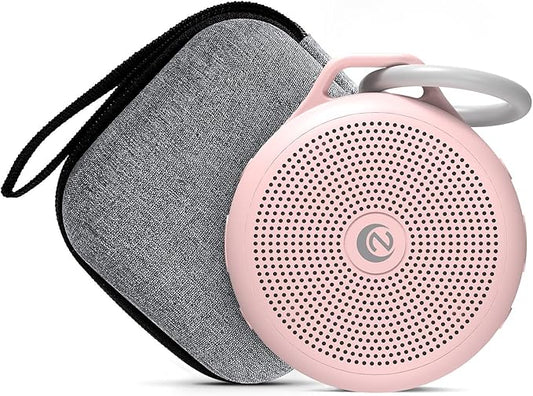 Portable White Noise Sleep Sound Machine for Home and Travel. Perfect for Your Sleeping Baby with a dimmable Night Light and Long Battery Life. Baby Essential Adult/Child Lock Feature.