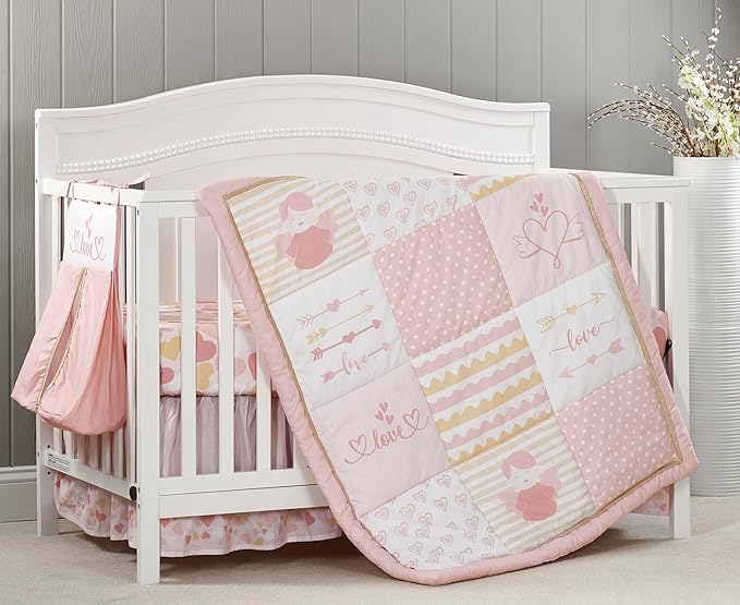 Oxford Baby Baby Love 4 Pc Baby Crib Nursery Bedding