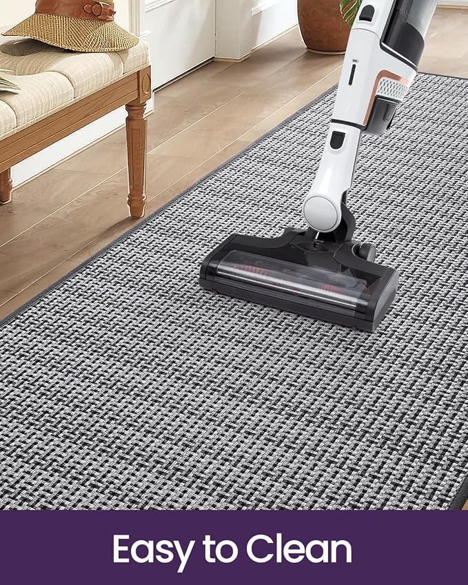 DEXI Hallway Runner Rug 2'x6', Non Slip Rubber Backed Runners Carpet, Ultra