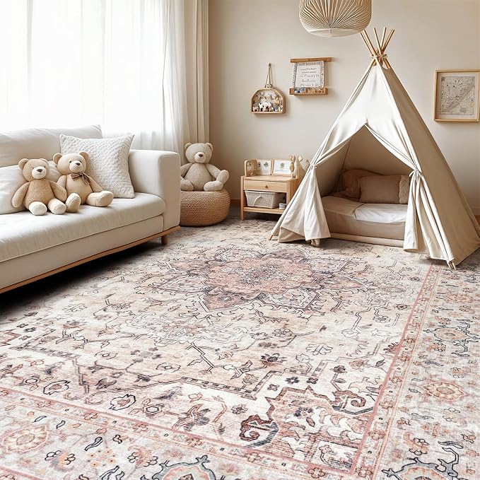 Lofus 3x5 Area Rugs for Living Room, Washable Area Rug, Rugs for Bedroom