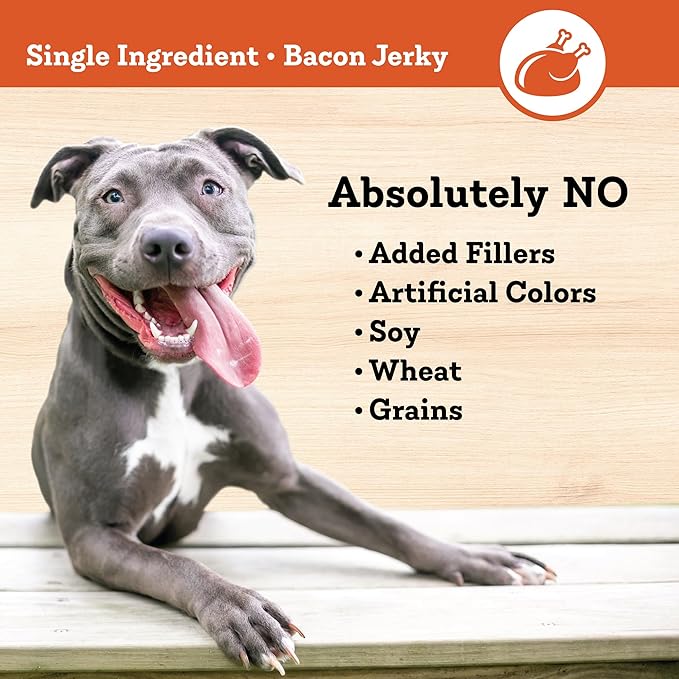 Colorado Naturals Beef Jerky Chips Dog Treats, 6 oz – All-Natural, Made in USA, No Fillers or Preservatives – Great for Muscle Development