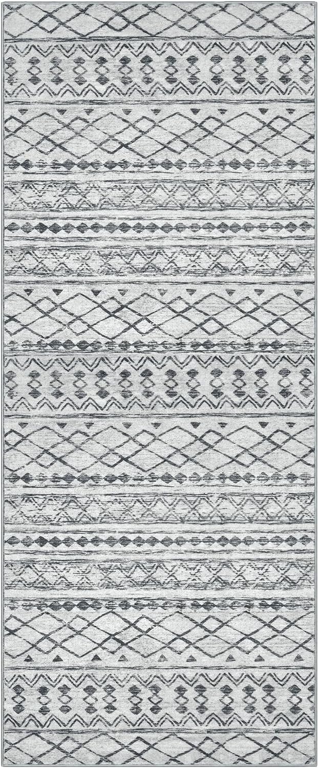 KUTA Moroccan Rugs for Entryway, Non-Slip Washable Ultra Soft Hallway Runner Rug