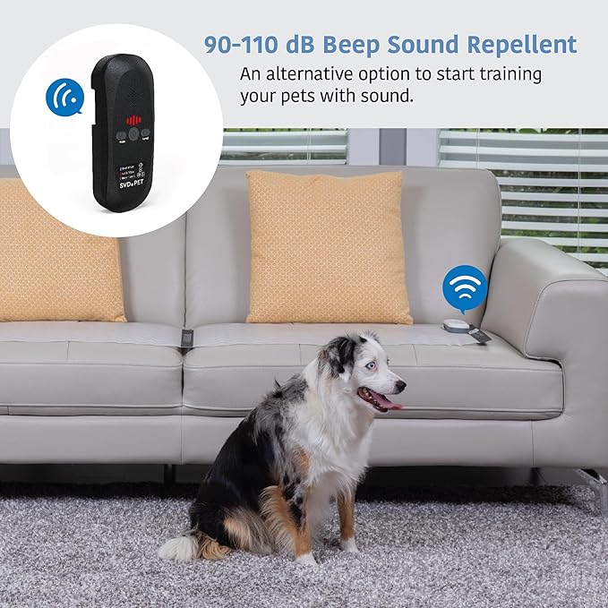 SVD.PET (2-Pack Pet Training Mat with Tester, Pet Shock Pad, Dogs & Cats Electronic Repellent mat for Indoor, 3 Training Modes, 5 Levels, Pet Safe Mode (Black controler 22" X 16")