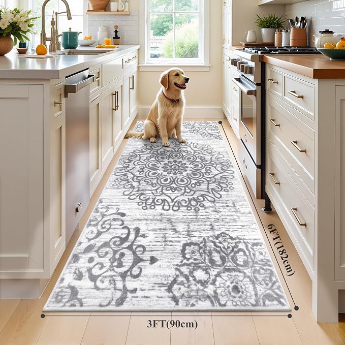 HEBE Washable Area Rug