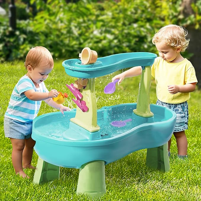 Small Soft Bath Toys for Toddlers 1-3 - Super Easy to Clean Water Table Toys Baby Tub Swimming Pool Toy Fun Tactile Training Newborn Gifts, 3Packs (Yellow)