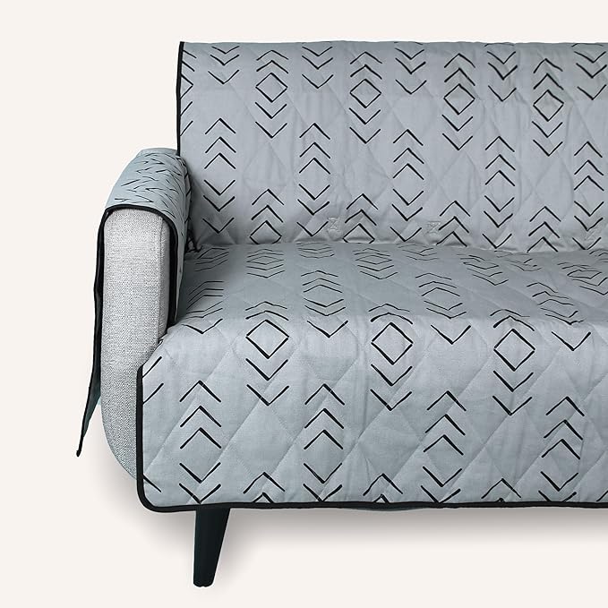 Molly Mutt 2-Seater Non-Slip Furniture Protector and Couch Cover for Dogs & Pets – Durable 100% Cotton Canvas and Non-Toxic Materials - 55” Wide x 78” Long