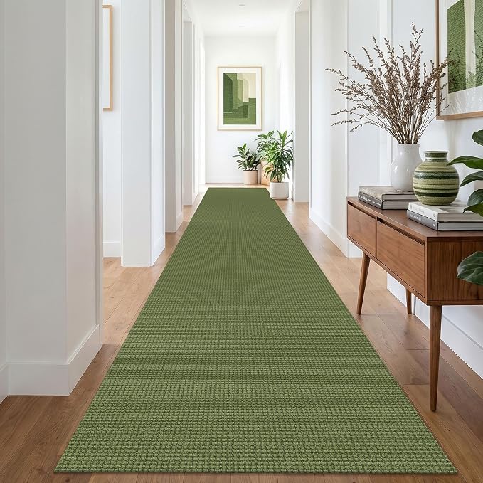 IOHOUZE Washable Exrea Long Hallway Runner Rug 3x18 Non Slip Rubber Backed
