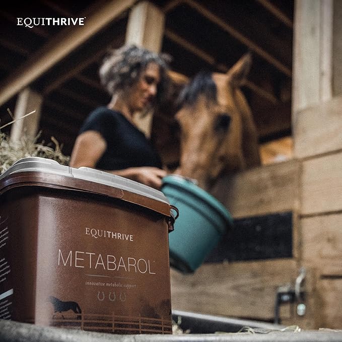 Metabarol Horse Supplement Powder with Resveratrol, Metabolic Support Supplement for Horses, Equine Metabolic Supplement, Equine Care Products, 2 lbs