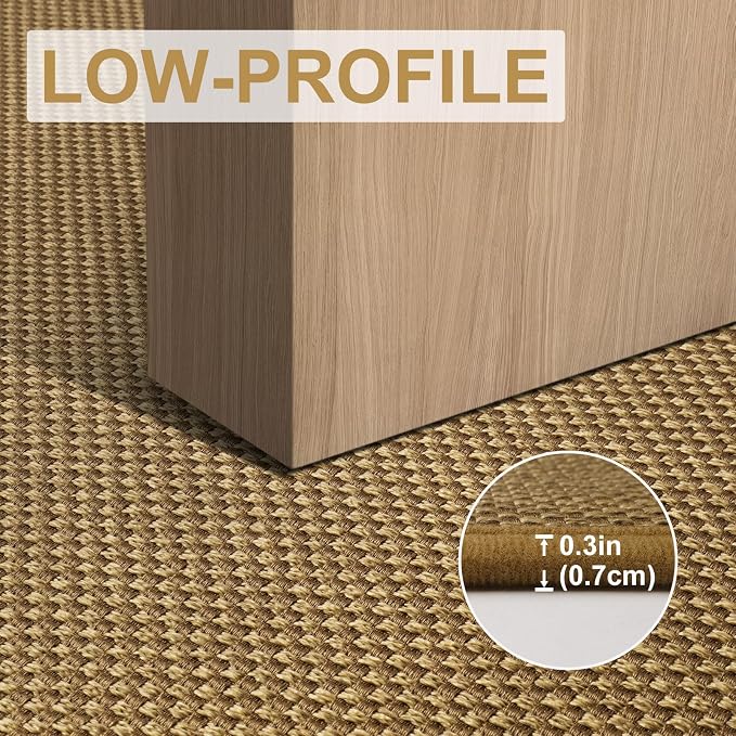 LEKEEPGO Door Mat 24"x47", Non Slip Door Mat Indoor Entrance, Rubber Backing