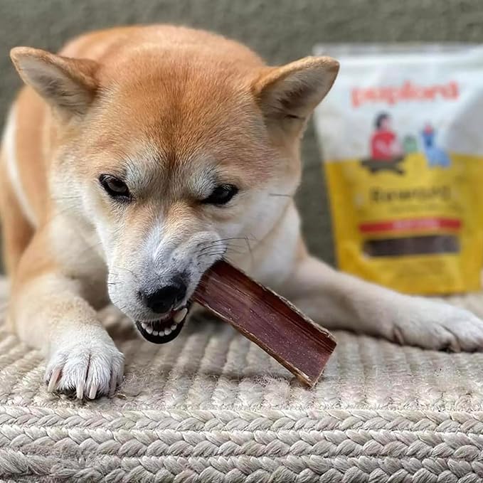 Pupford Crunchy Jerky Treats for Dogs & Puppies, Made in USA, Single Ingredient, No Fillers (Beef, 8 oz)