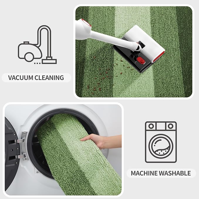 Kitinjoy Indoor Outdoor Door Mat, 40x24 Non-Slip Absorbent Dirt Trapper