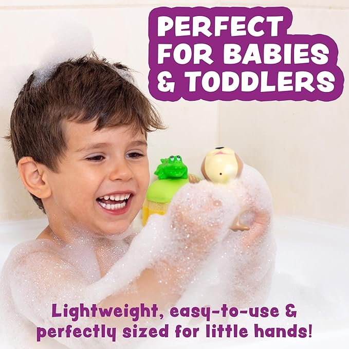 Tub Works® Wind Up Swimming Baby & Toddler Bath Toys, Arctic 3 Pack | Wind Arms & Watch Them Swim | Interactive Baby Bath Toys | Ideal for Bathtub, Toddler Pool, Summer or Water Table Play