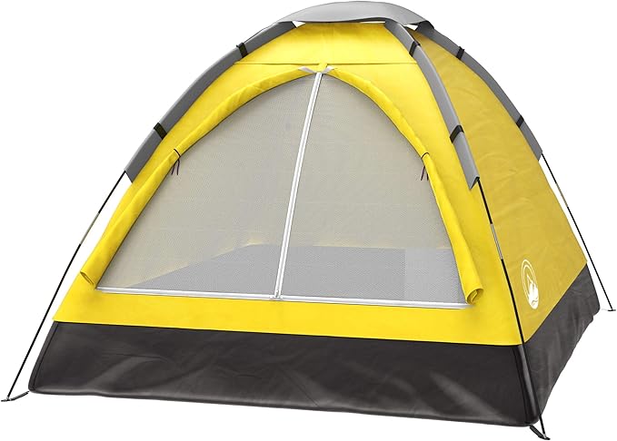 2-Person Dome Tent – Easy Set Up Shelter with Rain Fly and Carrying Bag for Camping