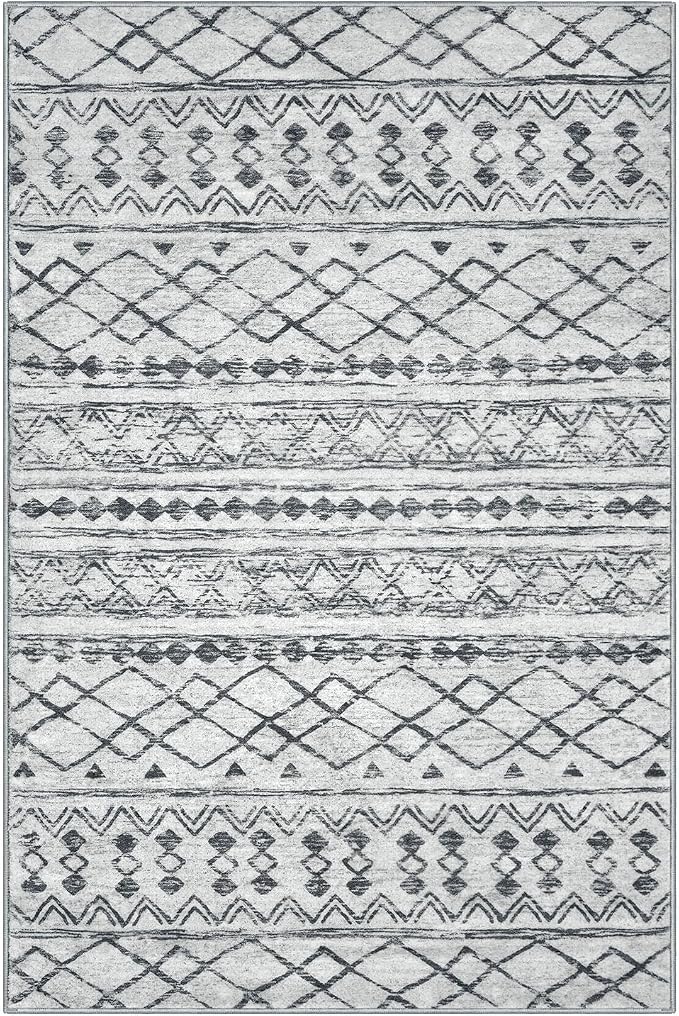 KUTA Moroccan Rugs for Entryway, Non-Slip Washable Ultra Soft Hallway Runner Rug