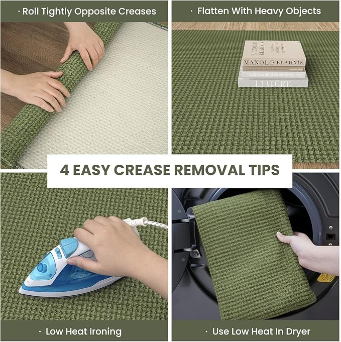 IOHOUZE Washable Runner Rug 2x7 Non Slip Runners