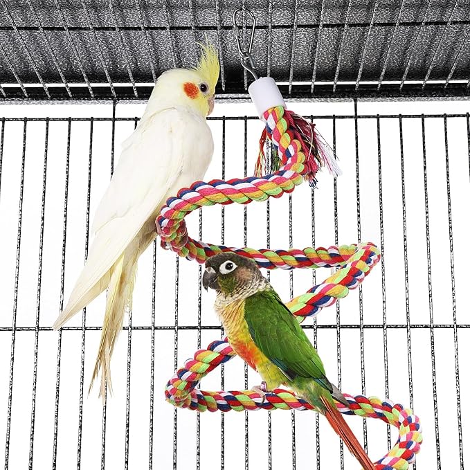 Yaheetech 68-inch Rolling Play Top Large Parrot Bird Cage for African Grey Cockatiel Conure Lovebird Parakeet Budgie