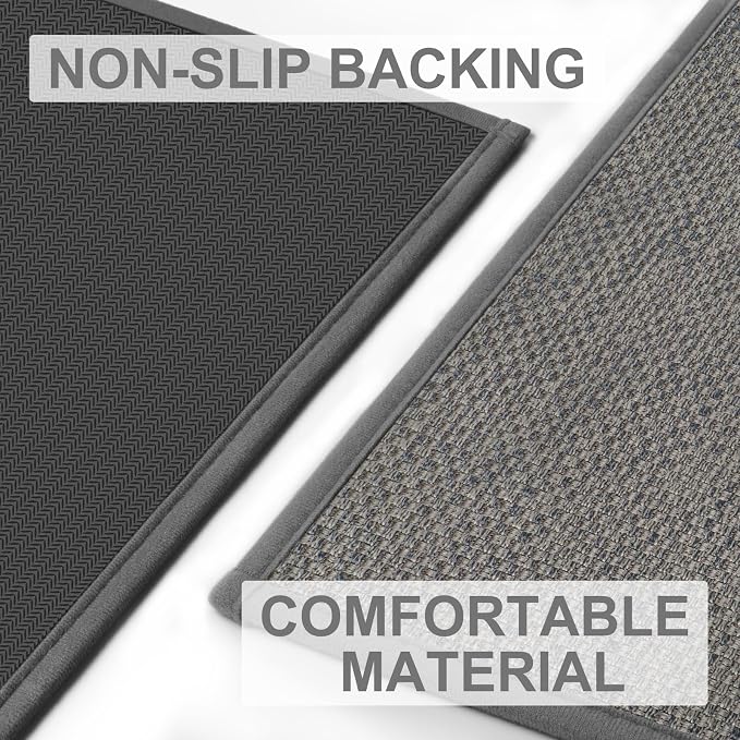 LEKEEPGO Door Mat 24"x36", Non Slip Door Mat Indoor Entrance, Rubber Backing