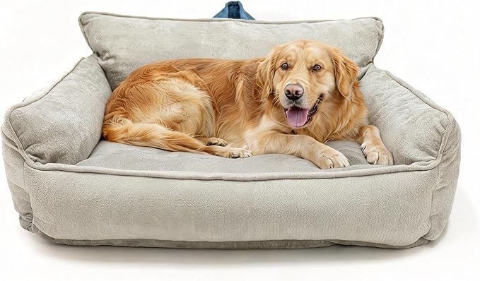 Orthopedic Dog Bed,Large Dog Bed,Memory Foam Washable Dog beds,Medium & Large Dogs,Waterproof,L(30"x24"x14")