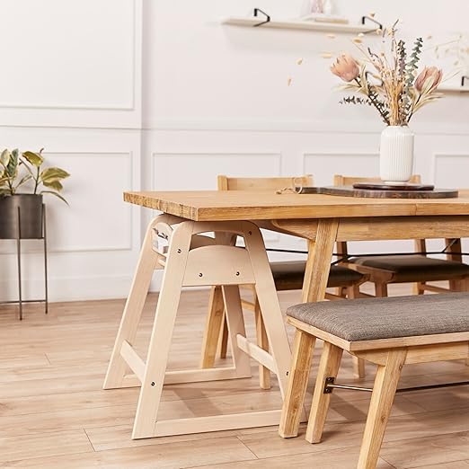 ECR4Kids ASATT High Chair, Toddler Chair, Antique White
