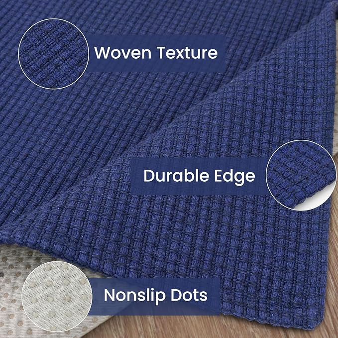 IOHOUZE Washable Runner Rug 3x12 Non Slip Rubber Backed Extra Long Hallway