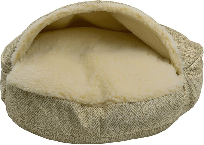 Snoozer Luxury Orthopedic Cozy Cave Pet Bed, Showdog Collection, Small - Palmer Dove
