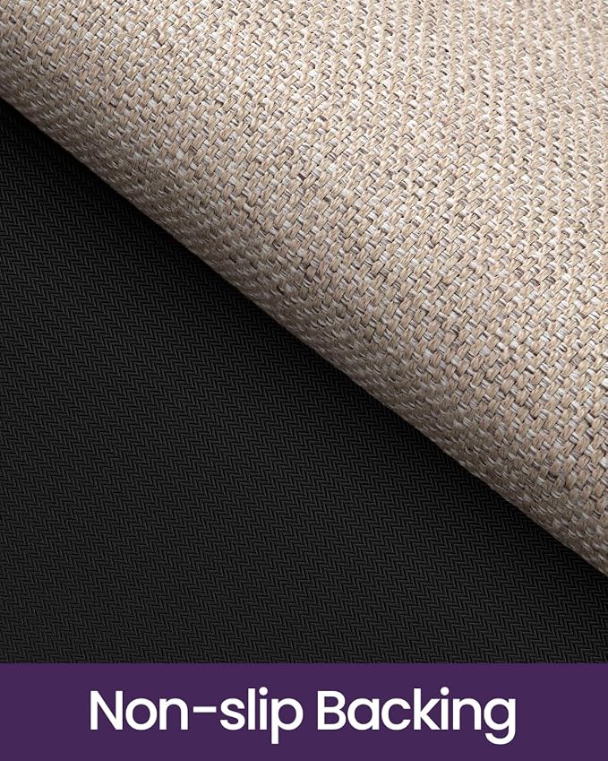 DEXI Ultra Thin Door Mat Indoor Entrance 32x48, Non Slip Rubber Backed Entryway