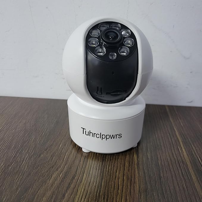 TuhrcIppwrs Cameras for Monitoring Pets Indoor Camera 2.5K, No Monthly Fees, Pan & Tilt, 360° Dog/Pet Camera for Home Security