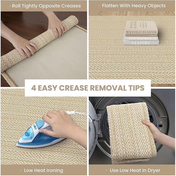 IOHOUZE Washable Runner Rug 2x8 Non Slip Rubber Backed Hallway Runner Entryway