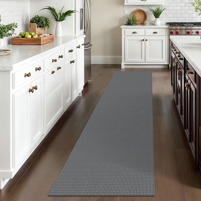 IOHOUZE Washable Runner Rug 2x10 Non Slip Rubber Backed Long Hallway Runner