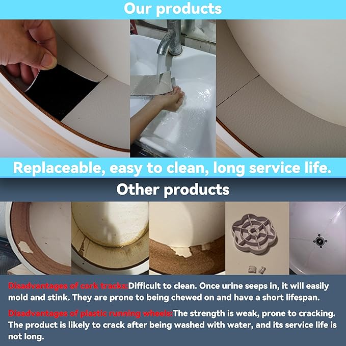 9.0 in Hamster Silent Exercise Wheel – Wooden Hamster Wheel with Removable Washable Track, Quiet Wheel for Gerbils, Mice, Small Pets – Prevents Boredom Depression (9.0in)
