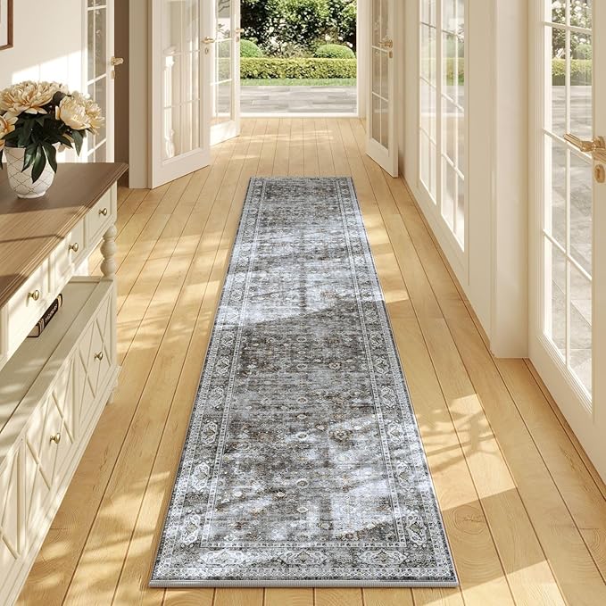 Rugcomf Washable Kitchen Runner 2'7"x12'