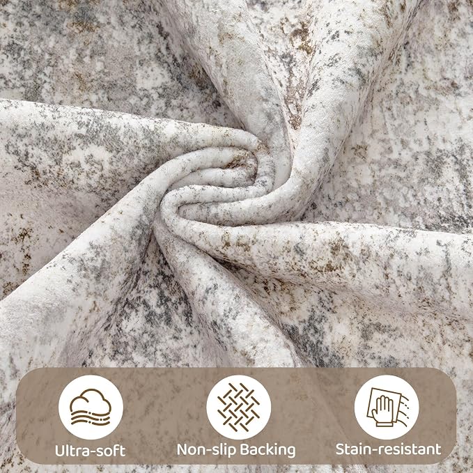 UERMEI 5x8 Area Rug Living Room Rugs