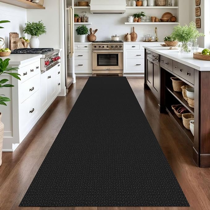 IOHOUZE Washable Exrea Long Hallway Runner Rug 3x14 Non Slip Rubber Backed
