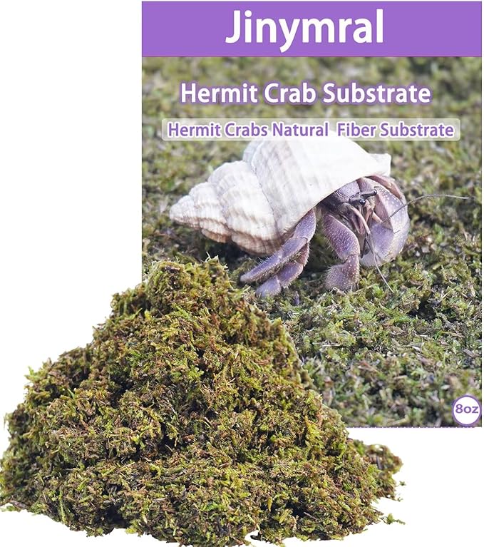 8oz Hermit Crabs Substrate, Ideal for Hermit Crab Supplies for Tank Habitat