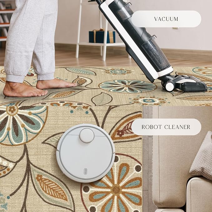 Maples Rugs Reggie Floral Runner Rug