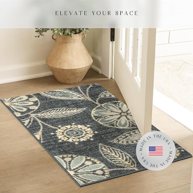 Maples Rugs Reggie Floral Runner Rug