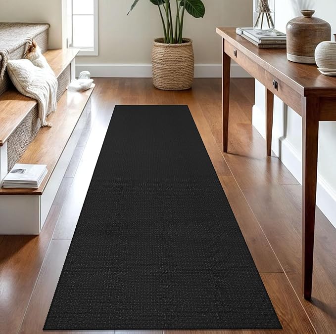 IOHOUZE Washable Runner Rug 2.6x8 Non Slip Rubber Backed Wide Hallway Runner
