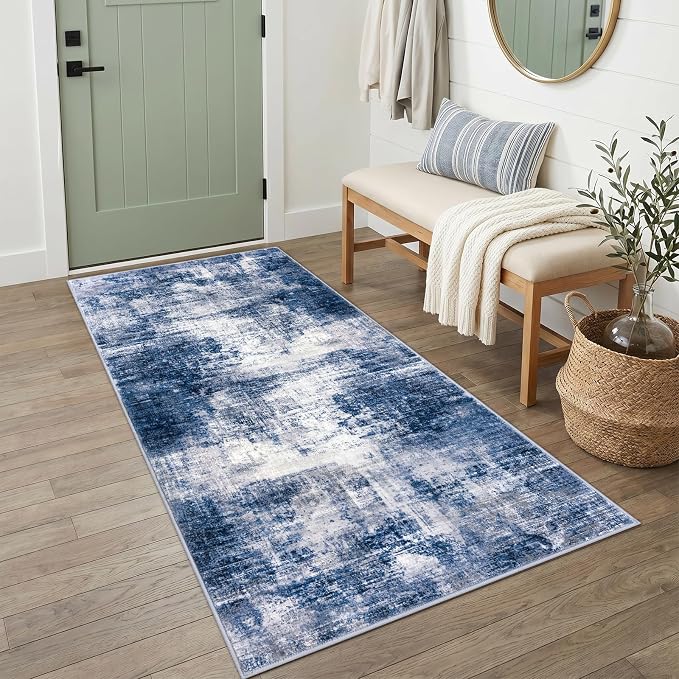 IOHOUZE Abstract Runner Rug 3x6 Ft Washable Runners