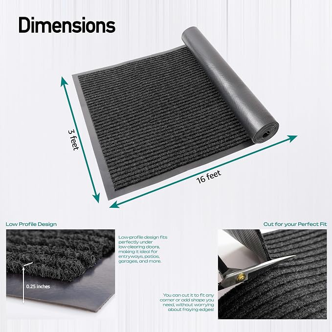 MaxMat® Oversized Rubber Door Mat