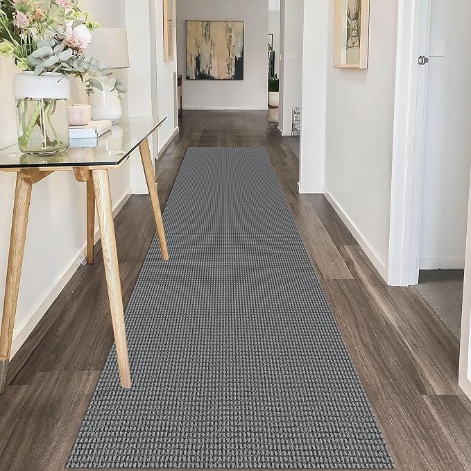 IOHOUZE Washable Runner Rug 2x10 Non Slip Rubber Backed Long Hallway Runner