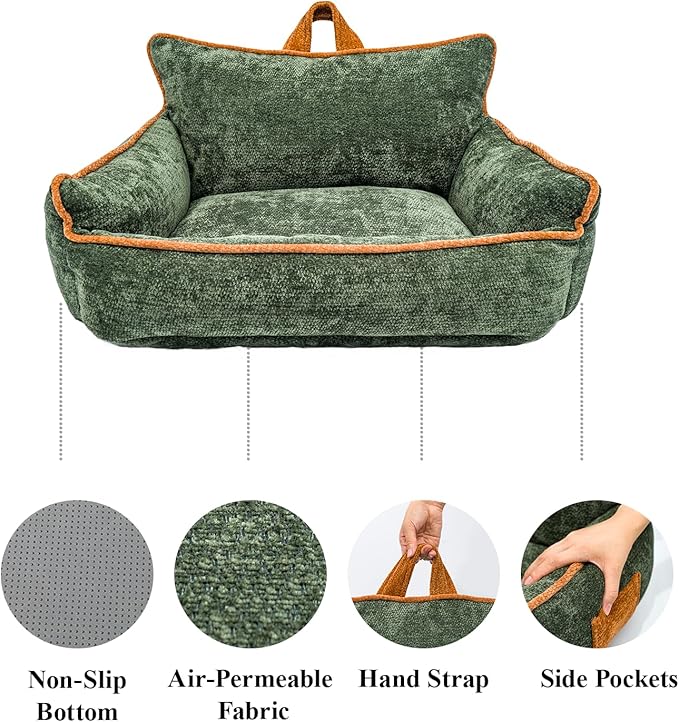 Dog Bed Medium Size Dog,Memory Foam Dog Bed,Medium Bed Dog,Dog Sofa Bed Warm and Comfortable,M(23.5"x15.5"x13.5")