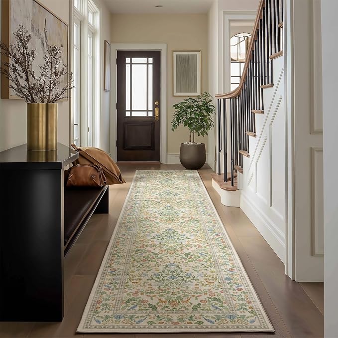 Washable Runners for Hallways Kitchen Rug: 2'x10' Runner Rugs Stain Resistant