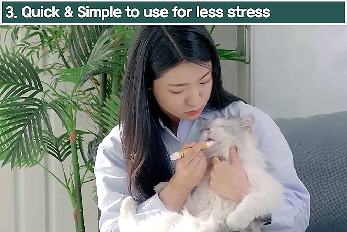 Cat Toothbrush & Toothpaste Kit – Flavor-Free Dental Gel for Cats – Finger Brush & Handle for Daily Oral Care – Plaque & Tartar Cleaning for Kittens and Adult Cats (1 Pack, 3 Count)