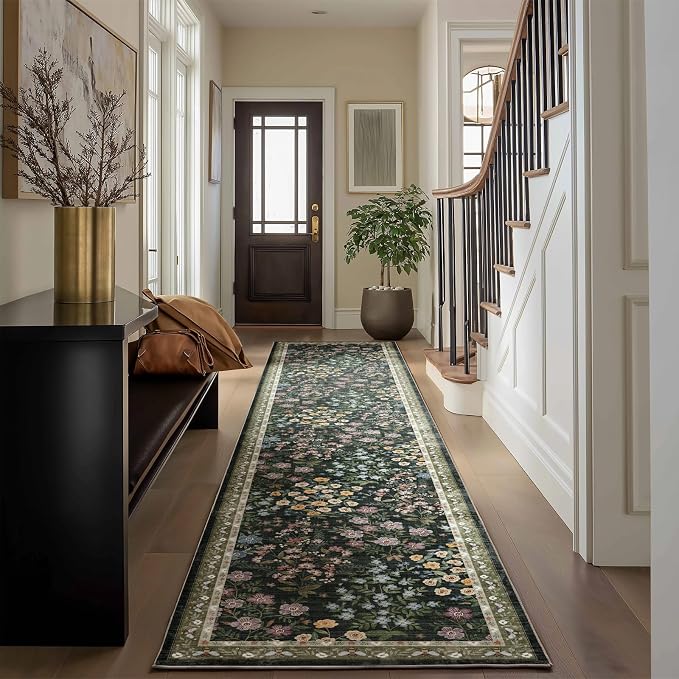 Washable Kitchen Rug Runners for Hallways: 2'x10' Runner Rugs