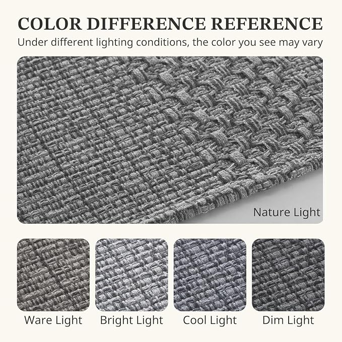 MatEssenz Runner Rug – Boho 2x6 ft Hallway Runner Rug Washable Non-Slip