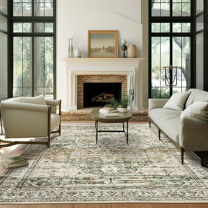 Soalmost Washable Area Rug 8x10, Large Soft Rugs