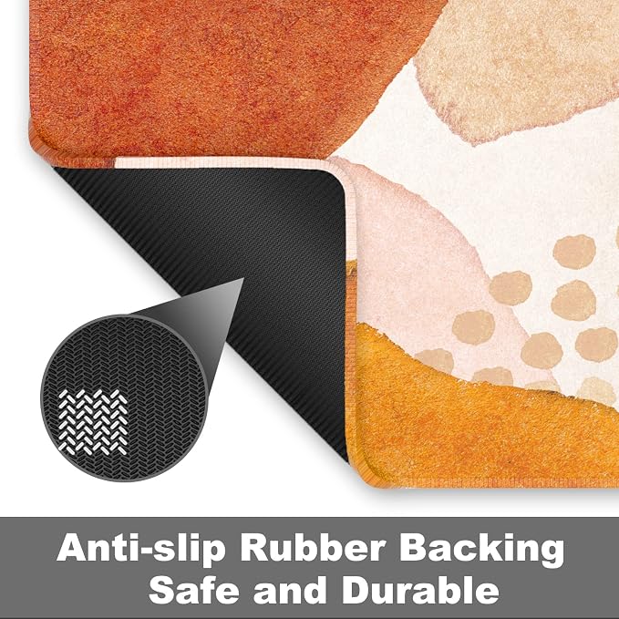 Rnivvi Front Door Mat, Heavy Duty Low Profile Anti-Slip Entryway Rug